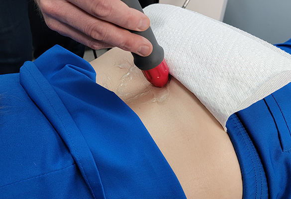 Chiropractic Swansea IL Shockwave Therapy On Lower Back